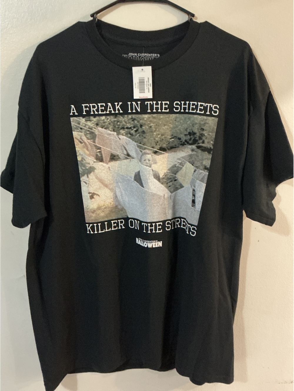Halloween Freak in the sheets shirt